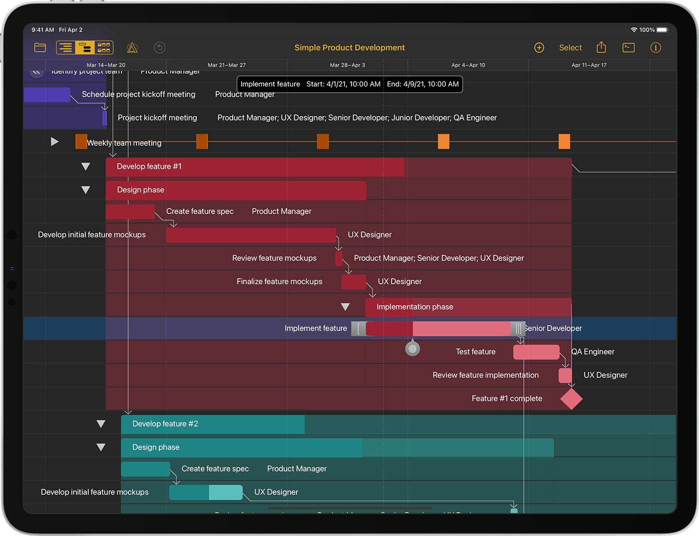 OmniPlan Pro screenshot 1