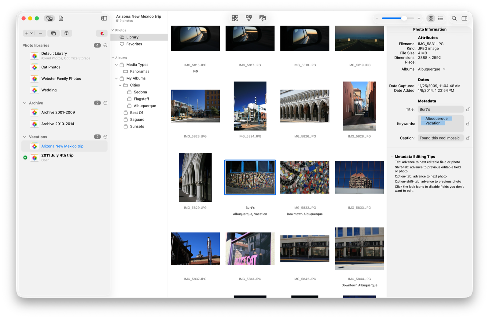PowerPhotos merge multiple apple photos libraries into a single target library with preview controls before committing changes screenshot