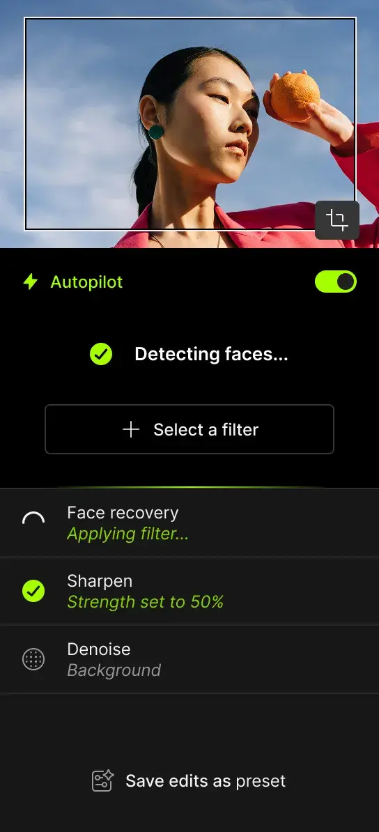 Upscale photos while preserving texture and edge integrity for print, crop-heavy, or high-resolution delivery needs