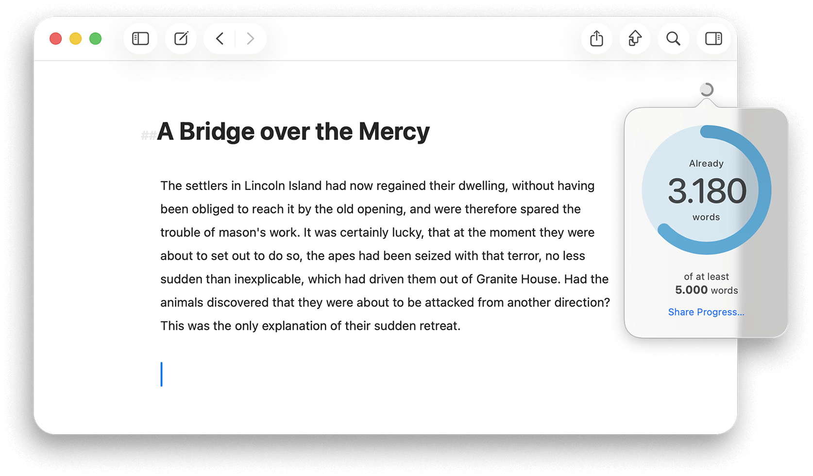 Ulysses screenshot 1